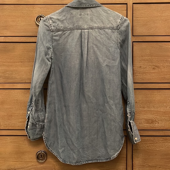 Denim Button Down, Size XS - Picture 2 of 3